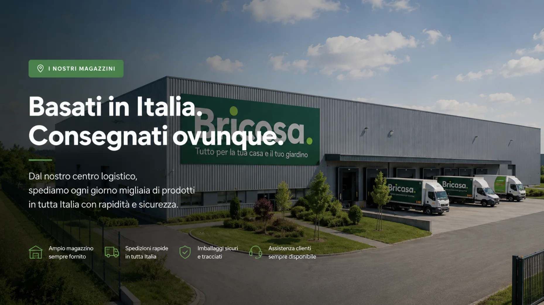 Centro logistico Bricasa in Italia