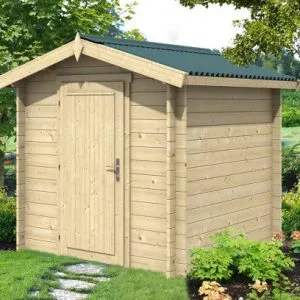 Casetta da Giardino in Legno OUVRIER 1 34 mm – 4 m² interni — casetta da giardino Bricasa
