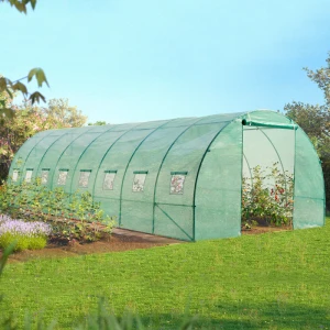 Serra a Tunnel da Giardino 24 m² 8x3 m Verde Gamma Orticola - VERA