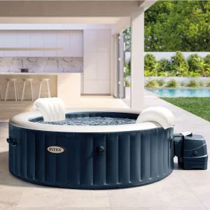 Spa Gonfiabile Blu Marino 6 Posti + Copertura Termica