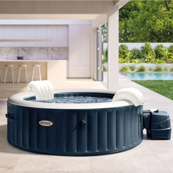 Spa Gonfiabile Blu Marino 6 Posti + Copertura Termica