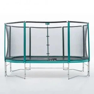 Trampolino Ovale 490 cm con Rete di Protezione