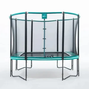 Trampolino Quadrato 300 cm con Rete di Protezione