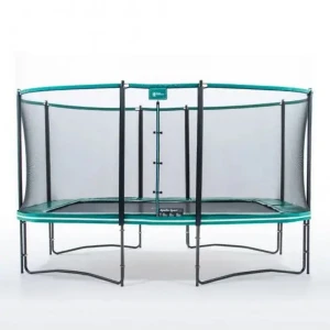 Trampolino Rettangolare 400 cm con Rete di Protezione