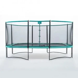 Trampolino Rettangolare 500 cm con Rete di Protezione